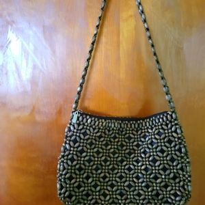 NWOT The Sak wooden beaded handbag